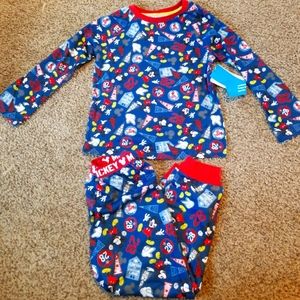 Disney- Mickey mouse 2 piece PJ set- Size 5/6